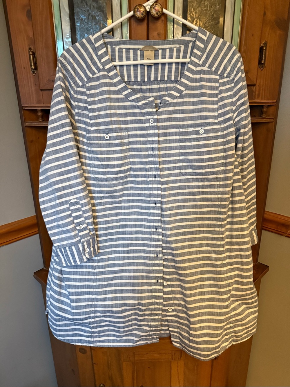 Duluth Trading Co. Free Range Organic Cotton Tunic Shirt/jacket XXL